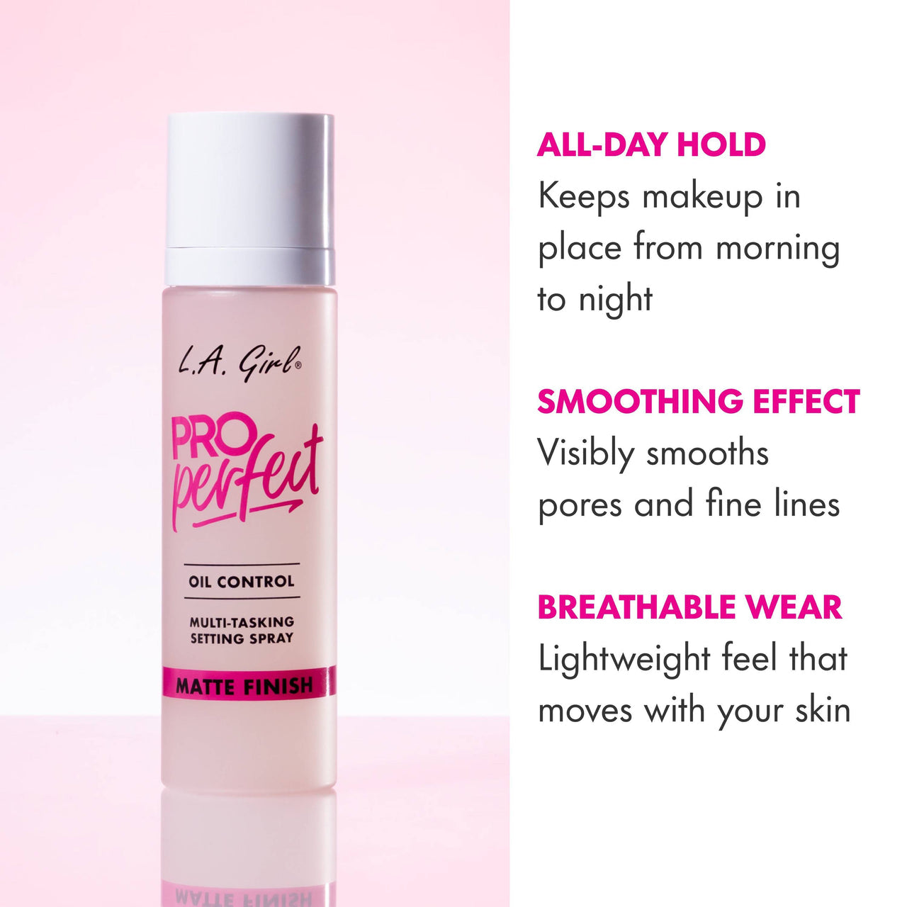 LA GIRL Pro Perfect Oil Control Matte Finish Setting Spray / 12pcs Display