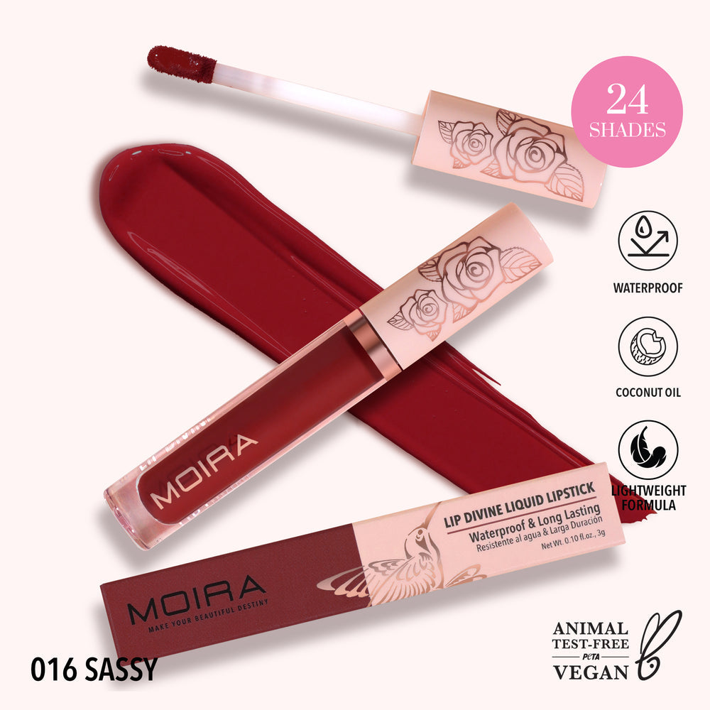 MOIRA Lip Divine Liquid Lipstick (LDV) Refills | 3pcs Box