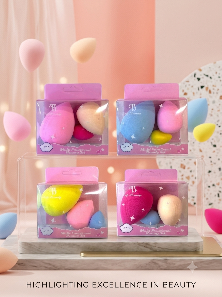 BEAUTY SET Blending Sponge Assorted / 12Bag