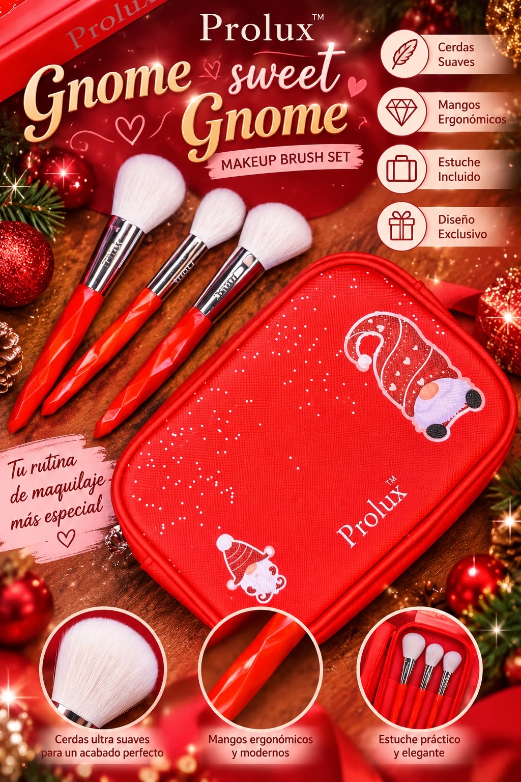 PROLUX Gnome Sweet Gnome Makeup Collection / 21 pcs Display