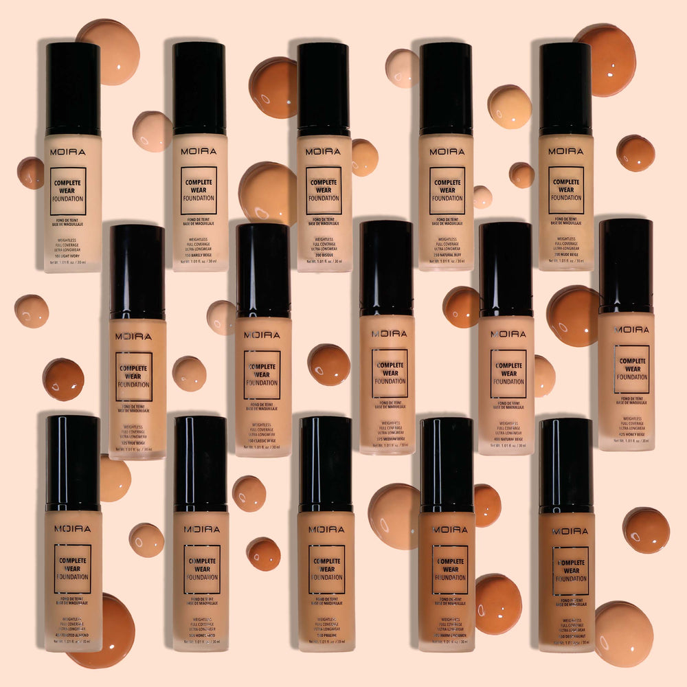 MOIRA Complete Wear Foundation #WCFSETB w/ Display 24pcs Display + Tester