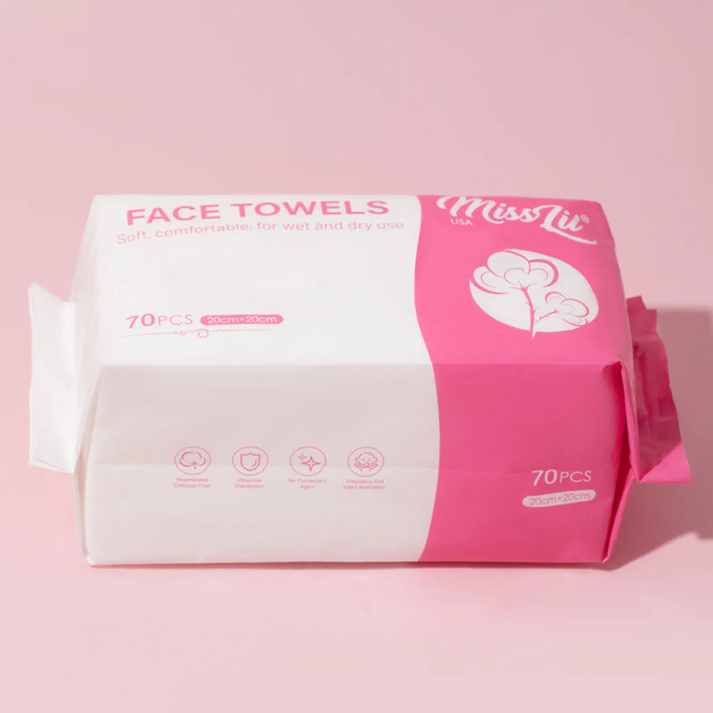 MISS LIL USA Face Towels 70pcs Bag