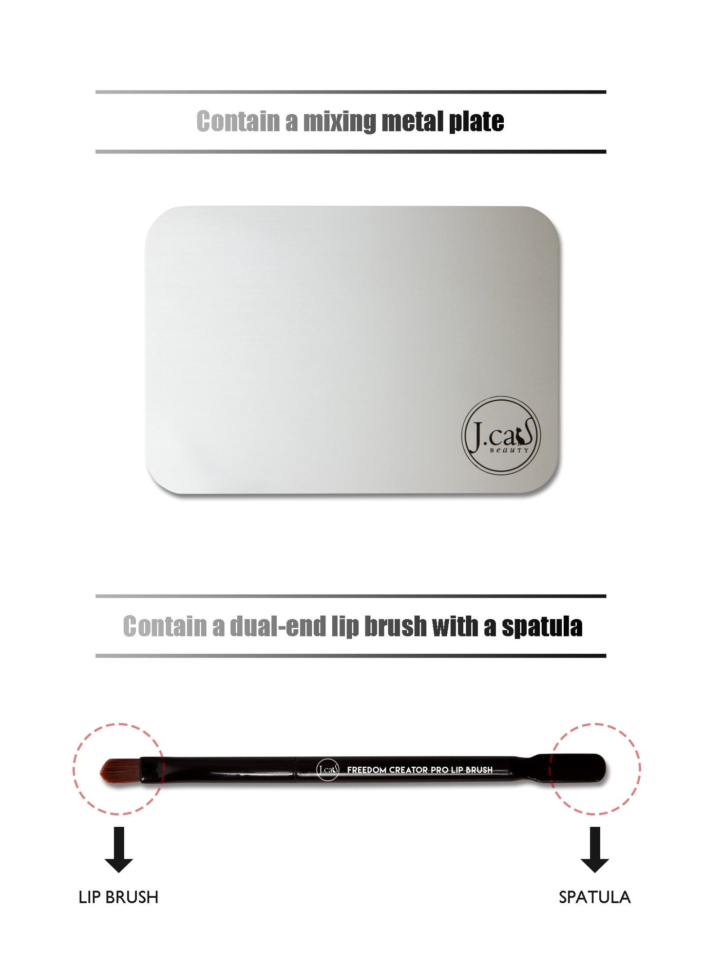 J. CAT BEAUTY Freedom Creator Mix Lip Palette #FC101