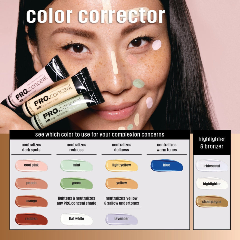 LA GIRLS Pro Concealer HD High Definition | Refills | 3pcs Box