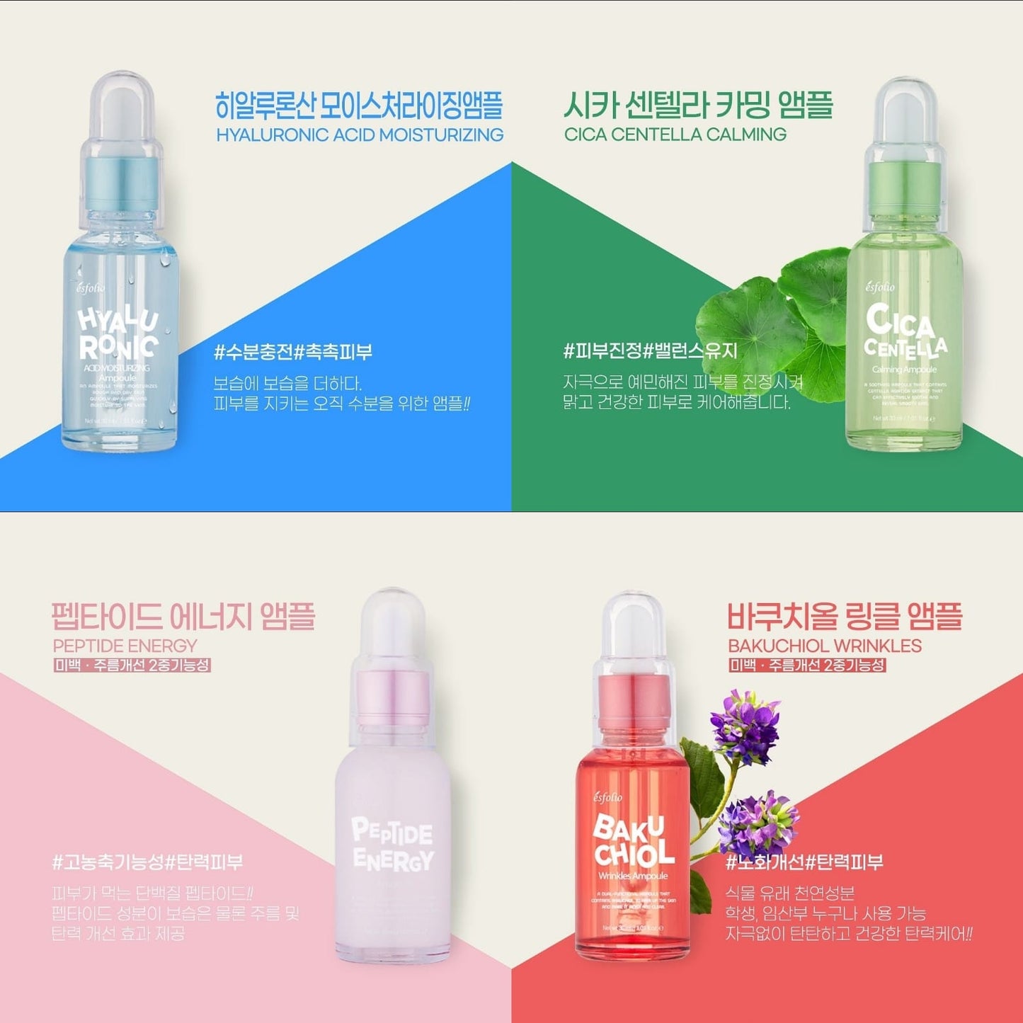 ESFOLIO Ampoule Peptide Energy 30ml