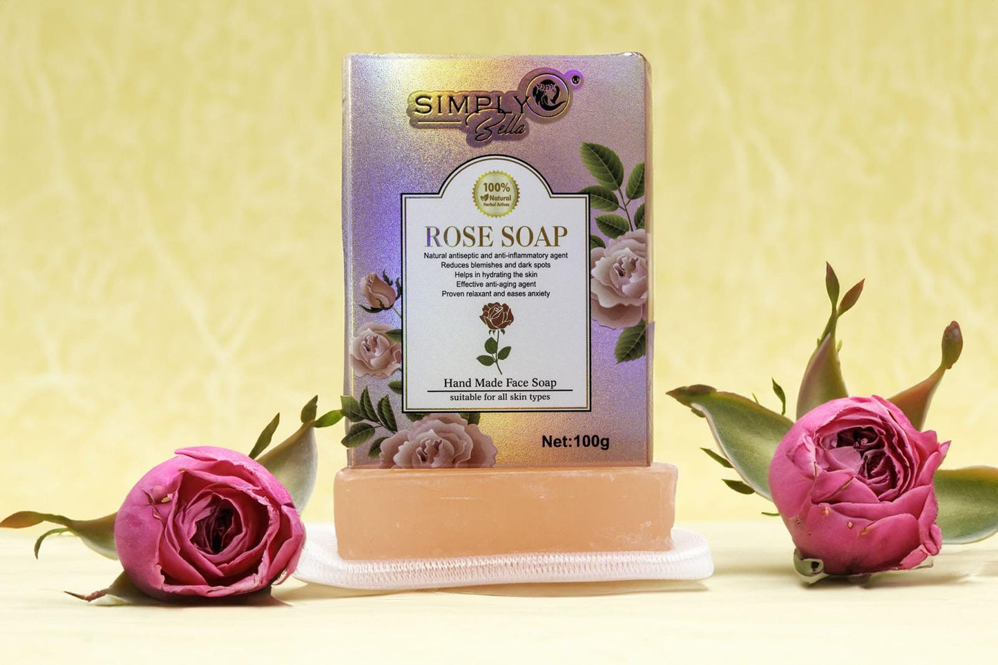 Simply Bella - Rose Soap / 12pcs display