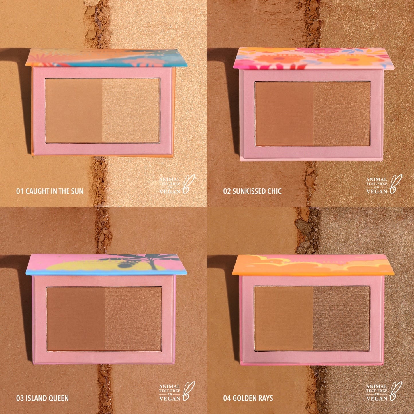 MOIRA Dual Bronzer #DBRSET w/ Display 48pcs Display + Tester