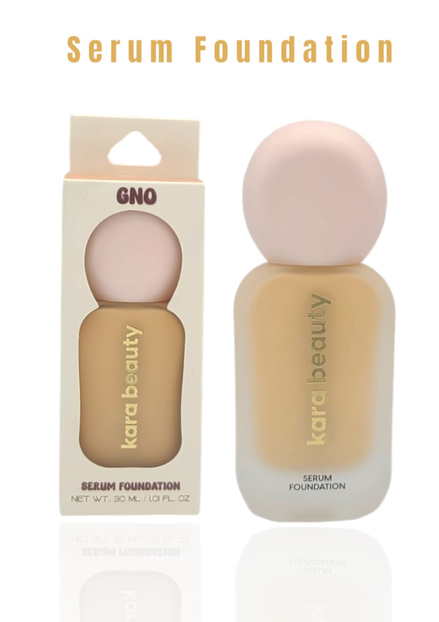 KARA BEAUTY GNO Serum Foundation Set A | 24pcs Display + Tester free