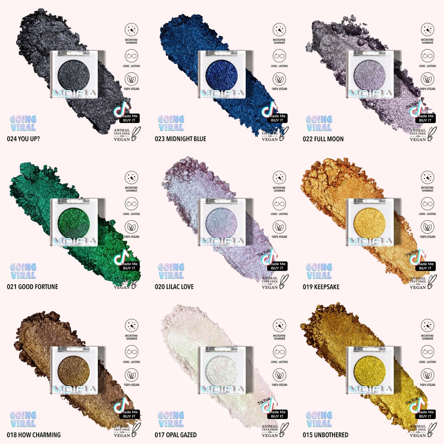 MOIRA Chroma Light Shadow (CLS) Refills | 3pcs Box