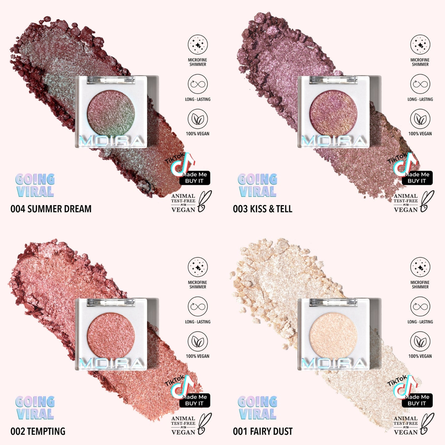 MOIRA Chroma Light Shadow (CLS) Refills | 3pcs Box