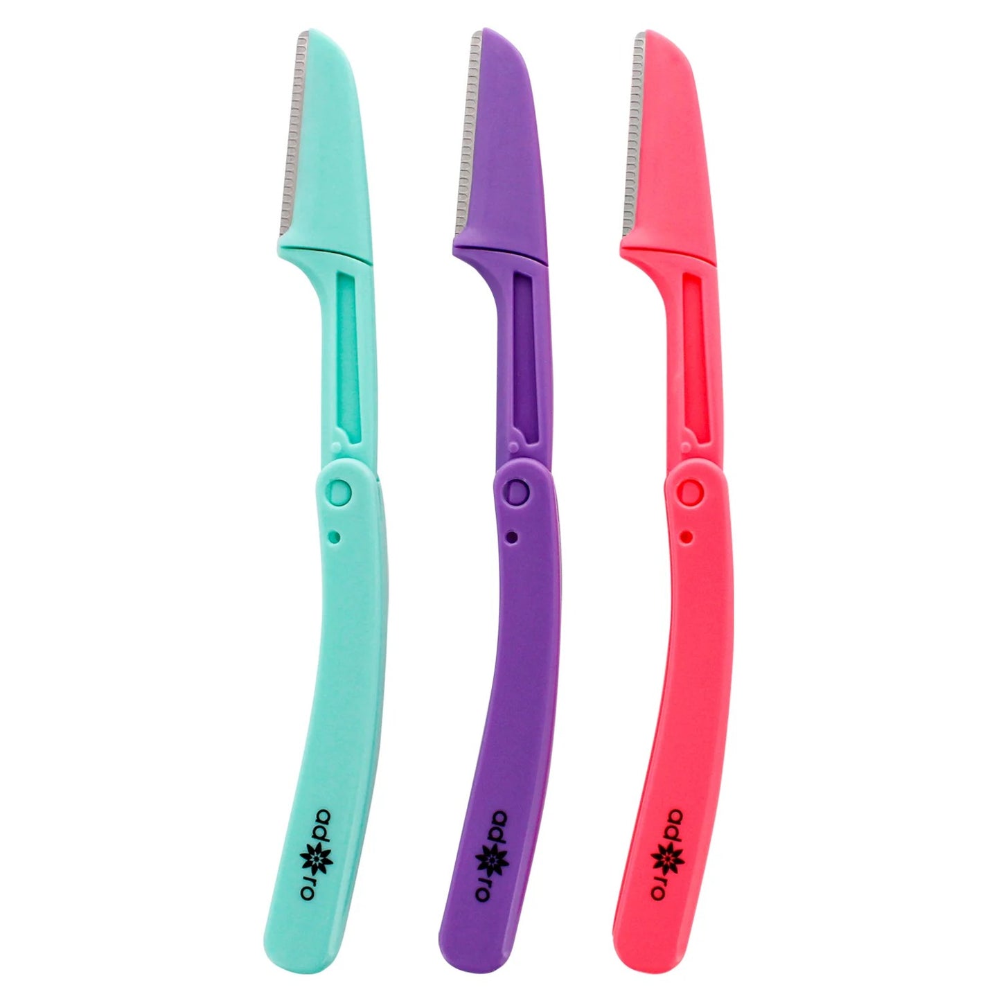 ADORO Folding Eyebrow Trimmer Set #1218 | 12 Set pack