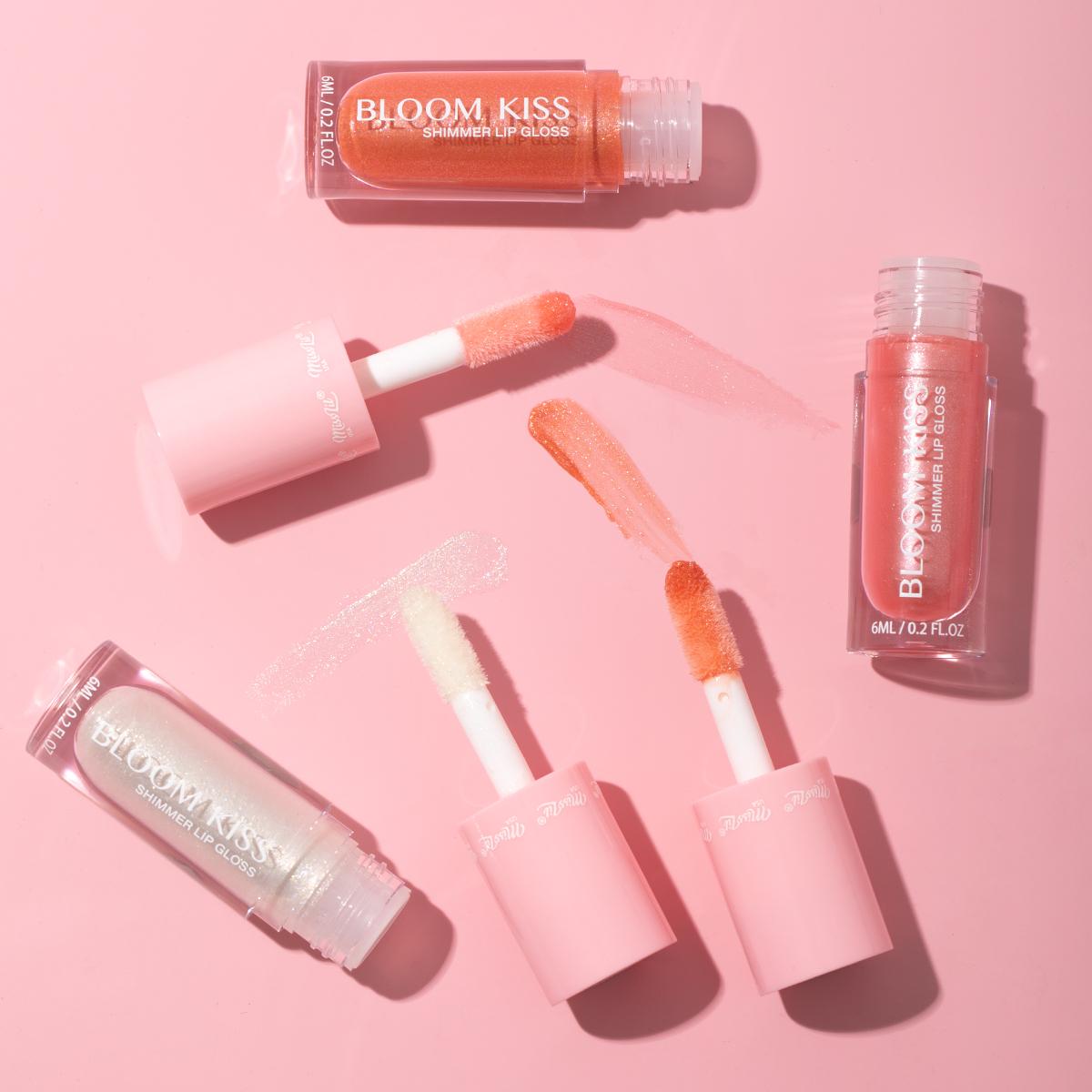 MISS LIL Bloom Kiss Shimmer Lipgloss | 72pcs Dispay + Tester free