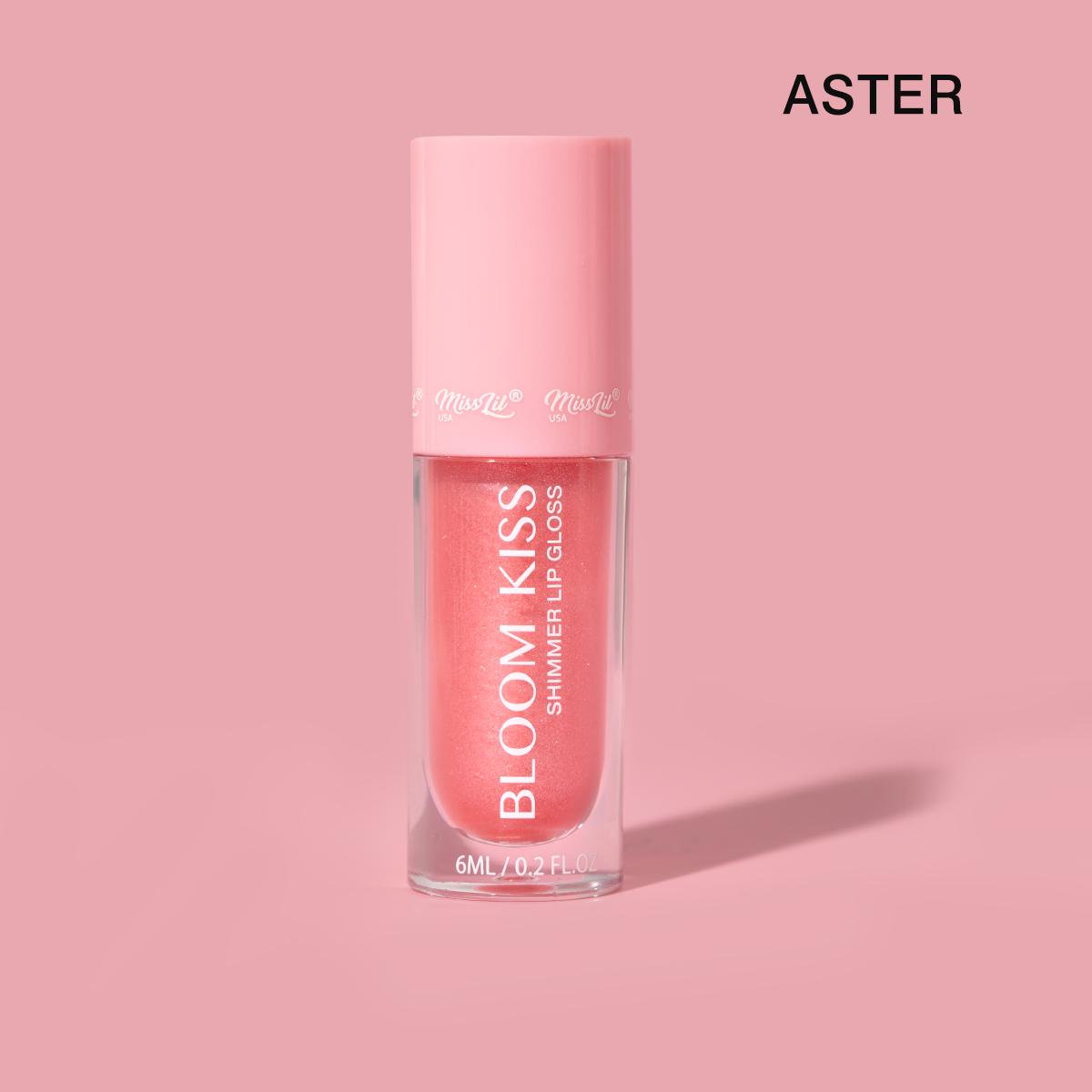 MISS LIL Bloom Kiss Shimmer Lipgloss | 72pcs Dispay + Tester free