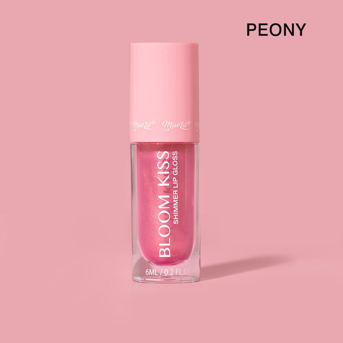 MISS LIL Bloom Kiss Shimmer Lipgloss | 72pcs Dispay + Tester free