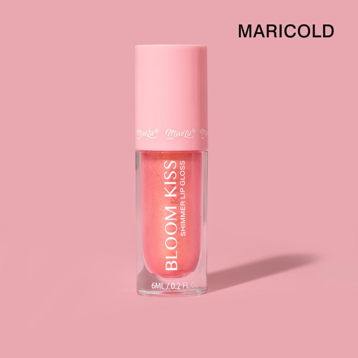 MISS LIL Bloom Kiss Shimmer Lipgloss | 72pcs Dispay + Tester free