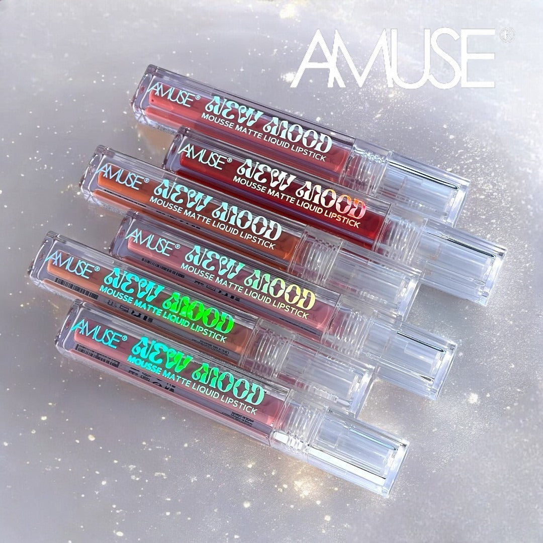 AMUSE New Mood Mousse Matte Liquid Lipstick #LIP2187 | 24pcs Display