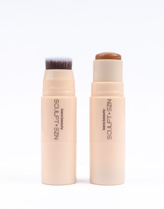 KARA BEAUTY Sculpt SZN Dual-Ended Contour Brush | 24pcs Display tester free