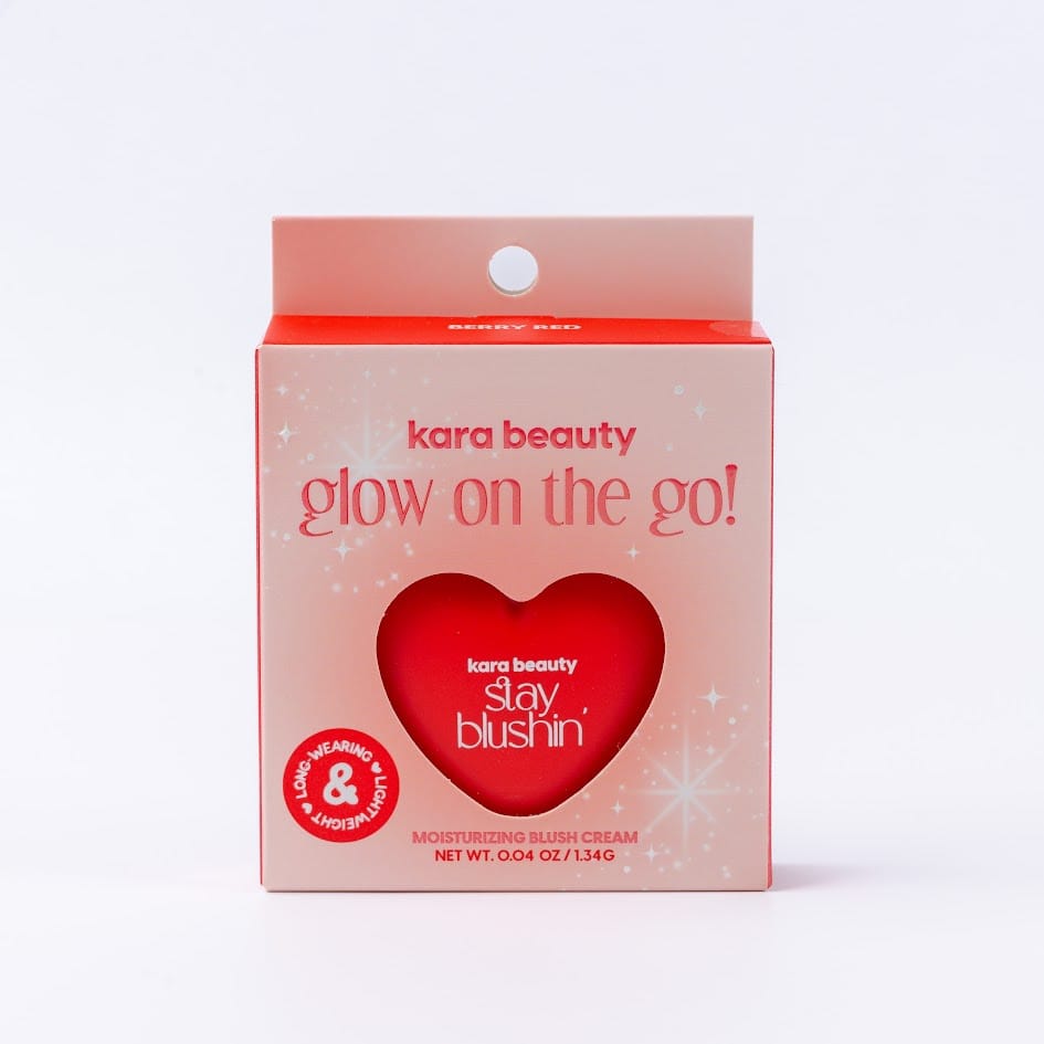 KARA BEAUTY Glow on the Go! Blush Cream Keychain Set