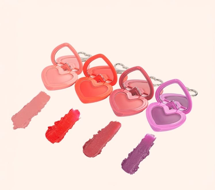 KARA BEAUTY Glow on the Go! Blush Cream Keychain Set