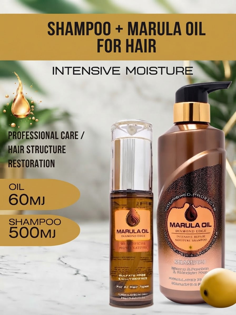 DIAMOND EDGE Marula Oil - Leave in Care 250ml