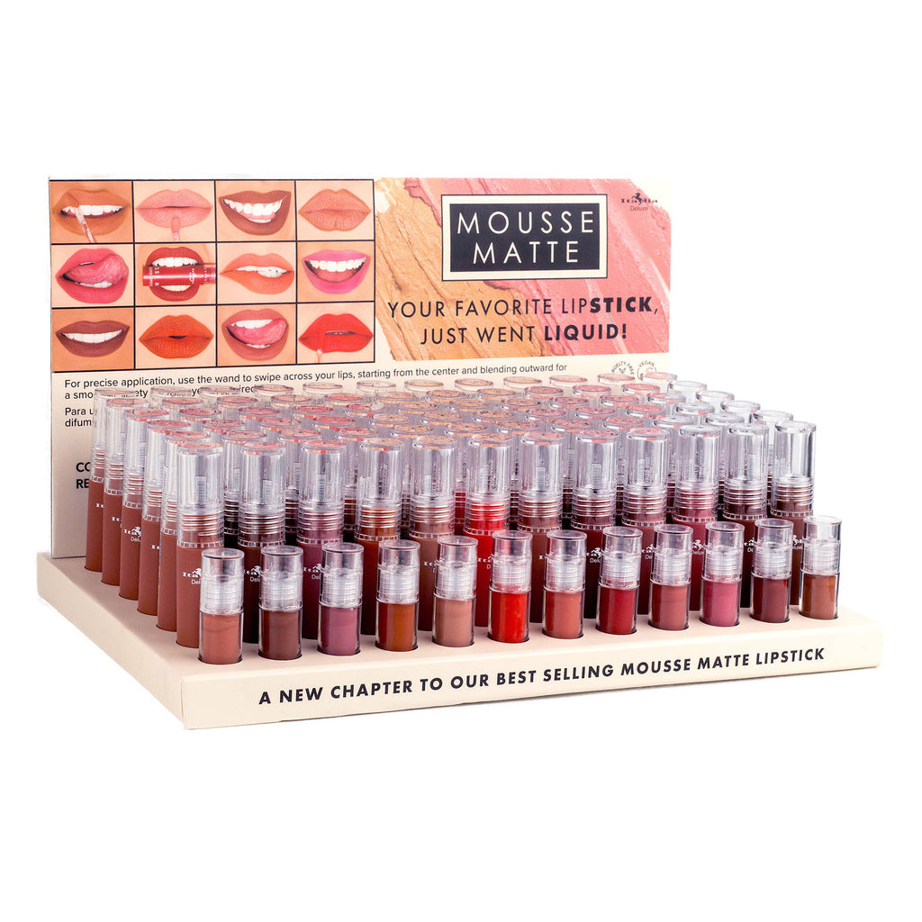 ITALIA Mousse Matte Liquid Lipstick #190 / 72pcs Dispay