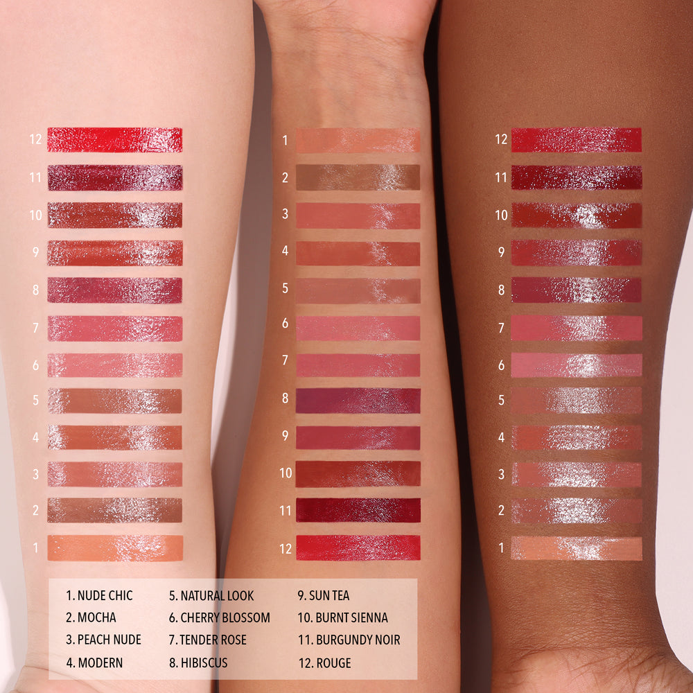 MOIRA Signature Lipstick Balm Texture + Lip Shine #STLSET w/ Display 144pcs Display + Tester