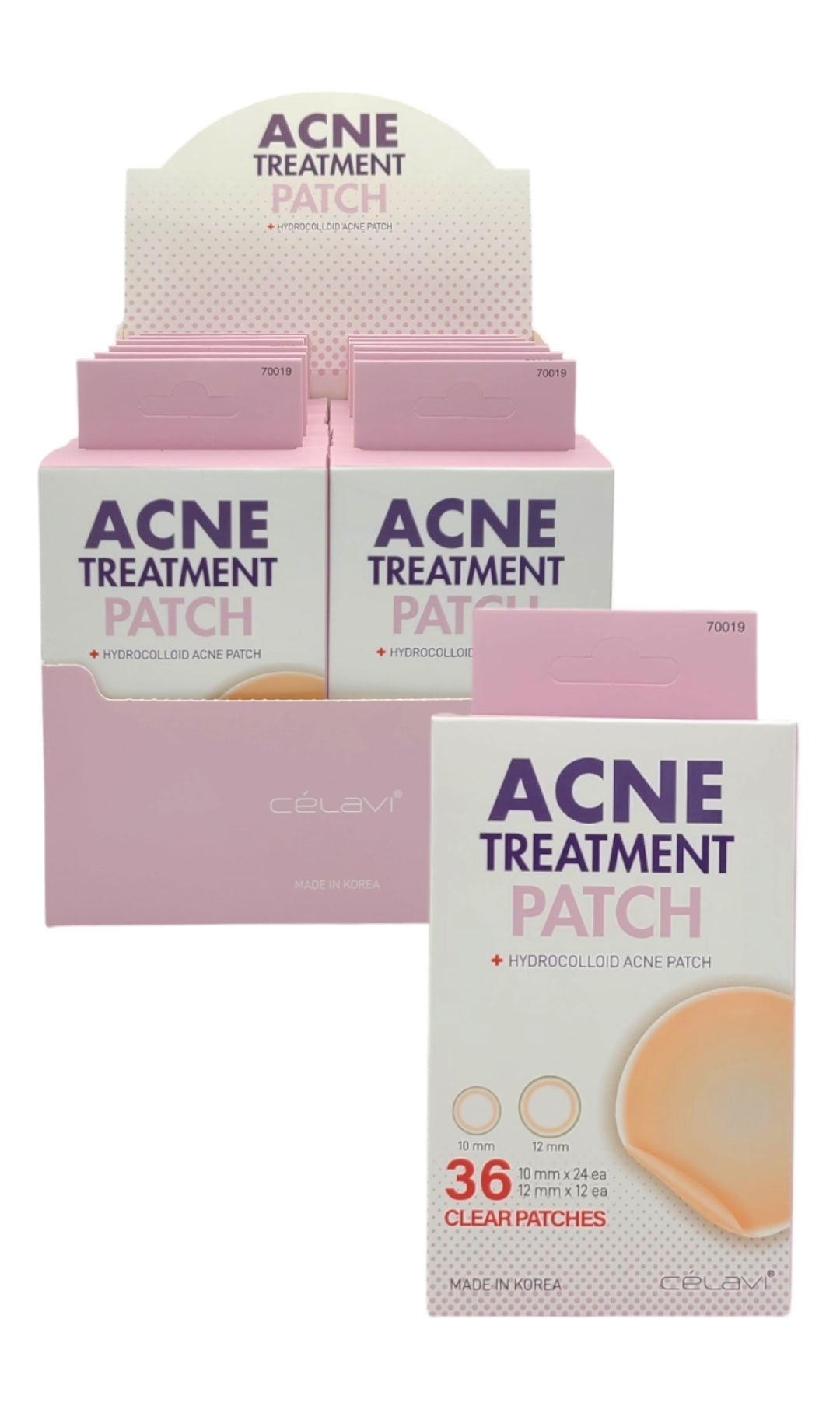 Celavi Acne Treatment Path - Hydrocolloid Acne Path / 12 pack
