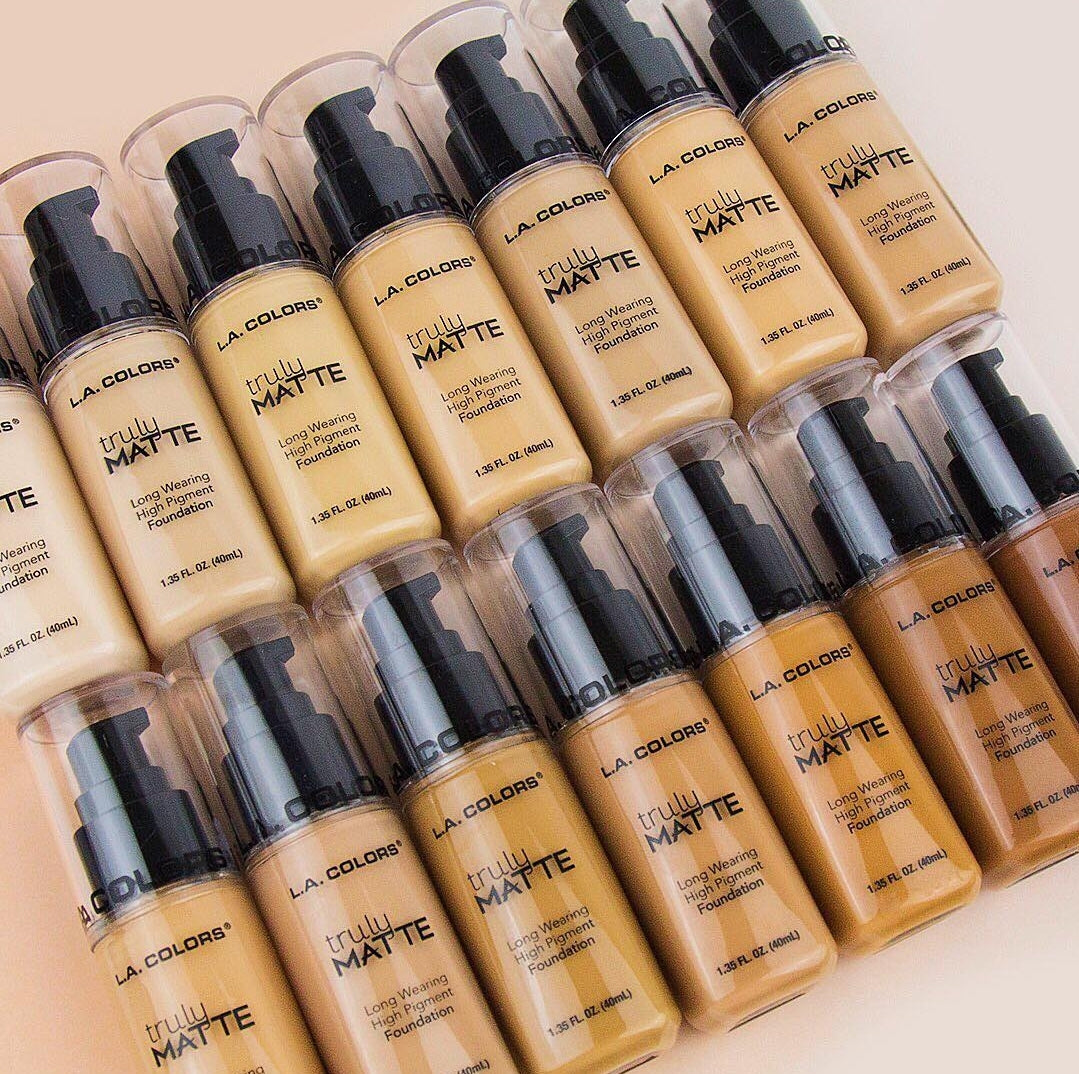 LA COLORS Truly Matte Foundation #CLM | Refills | 3pcs Box