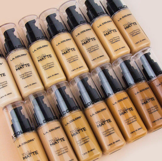 LA COLORS Truly Matte Foundation #CLM | Refills | 3pcs Box