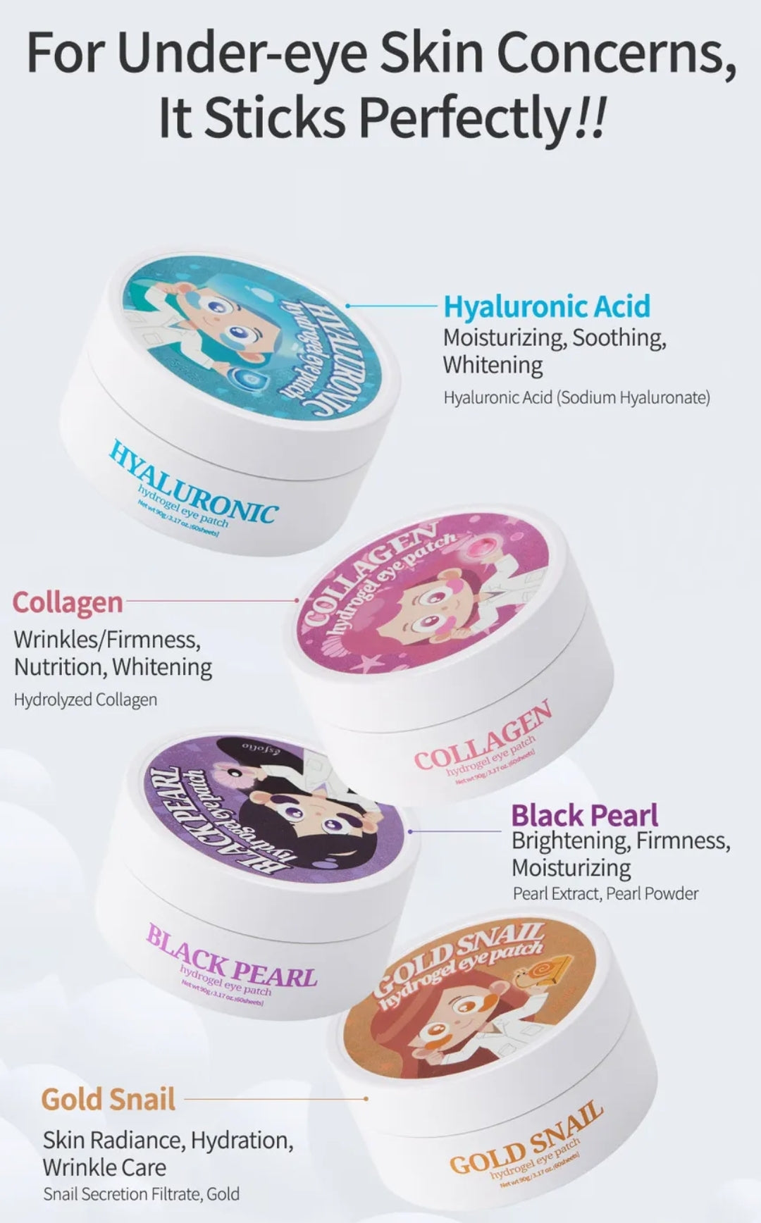 ESFOLIO HydroGel Eye Patch Collagen