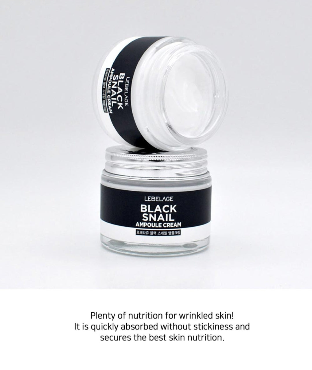LEBELAGE Black Snail Ampoule Cream 70ml