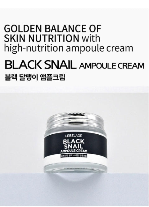 LEBELAGE Black Snail Ampoule Cream 70ml
