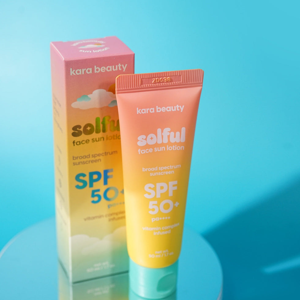KARA Solful Face Sun Lotion SPF 50+ | 12pcs Display + Tester free