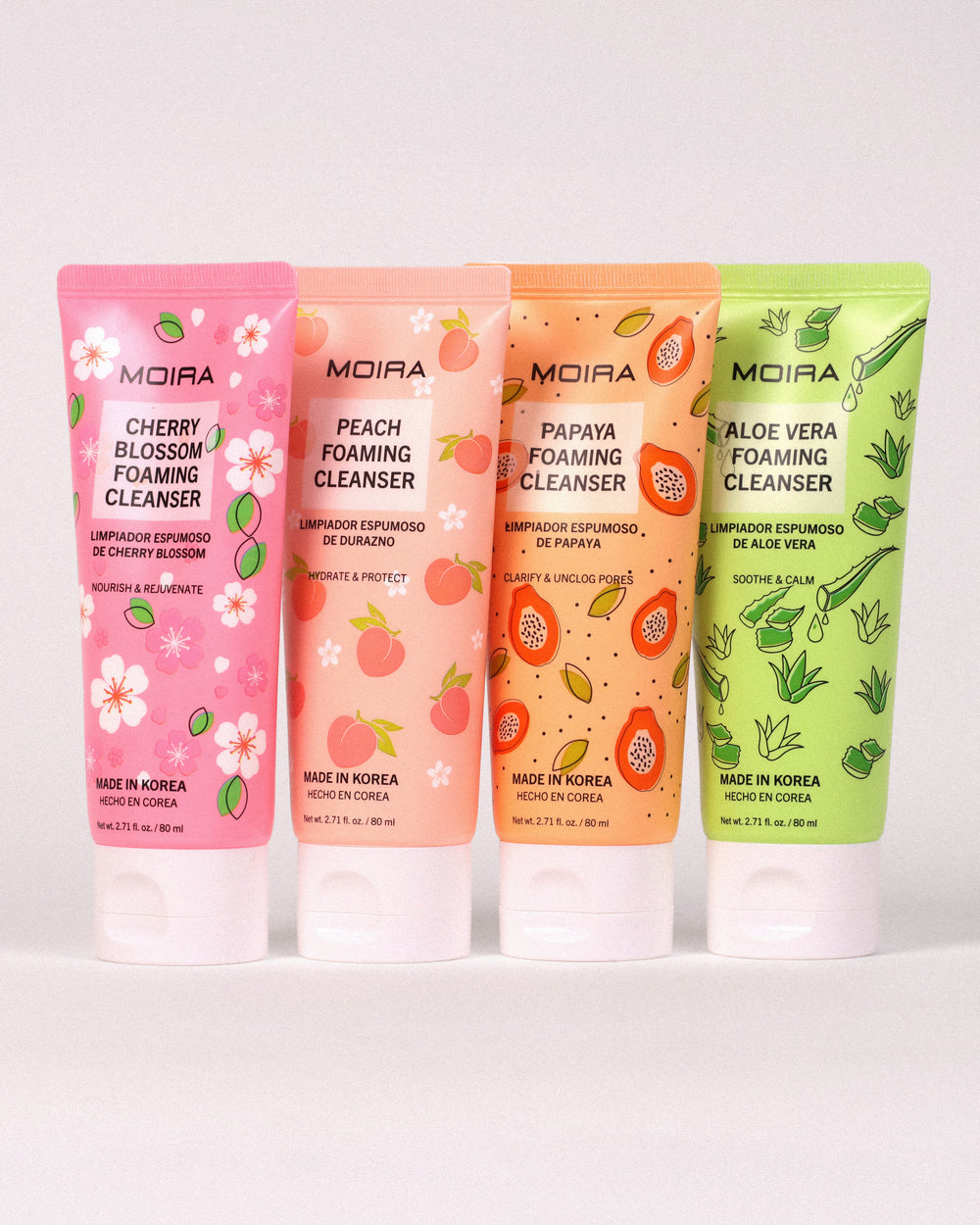 MOIRA Papaya Foaming Cleanser/ 3pcs