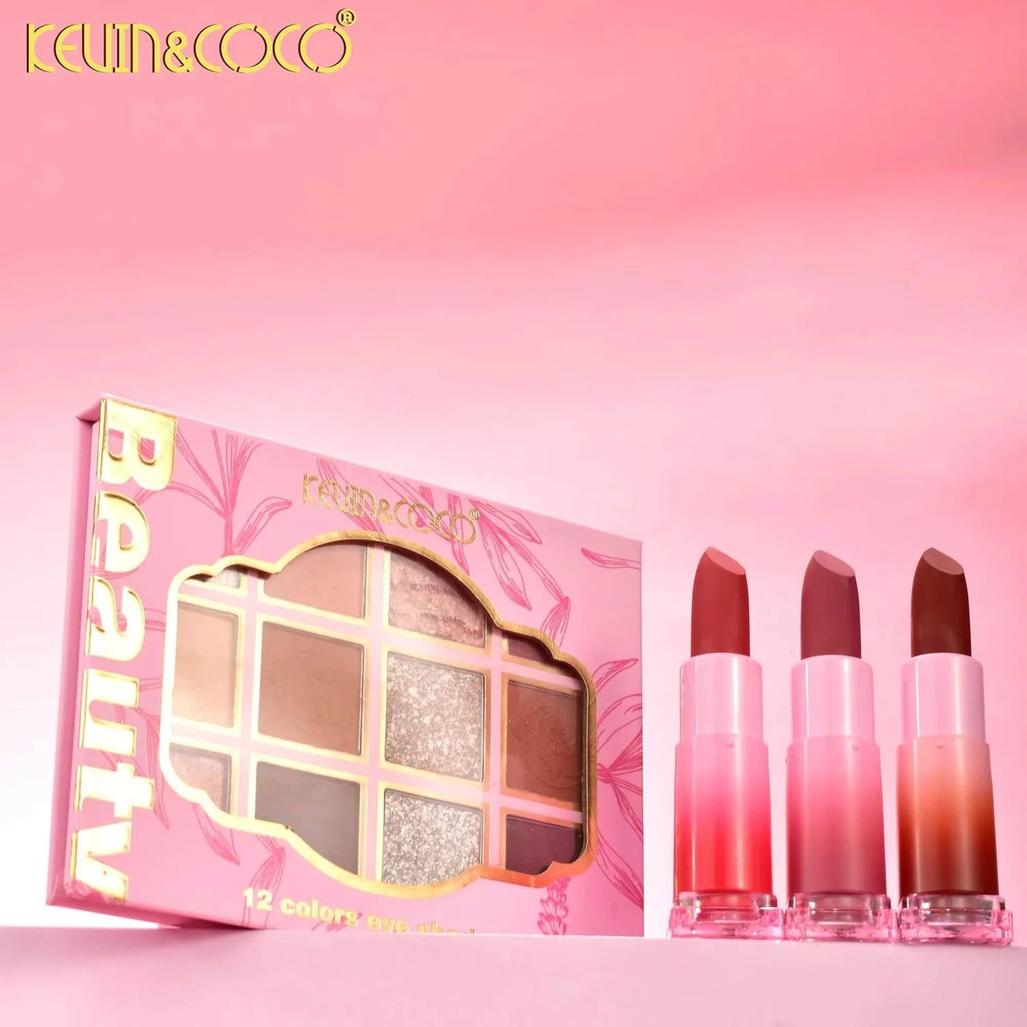 KEVIN&COCO Lipstick & Eyeshadow Gift Set