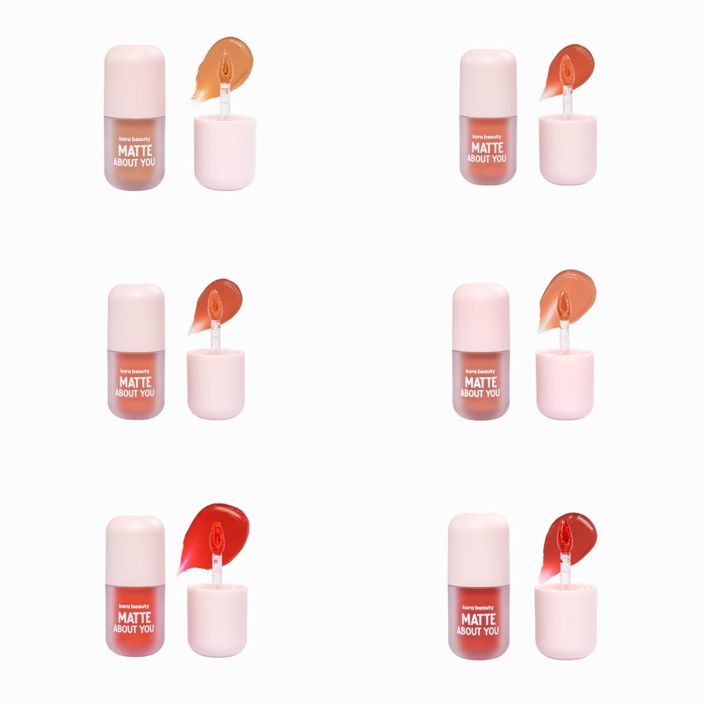 KARA BEAUTY Matte About You Velvet Lip Tint / 25pcs Display + Tester free