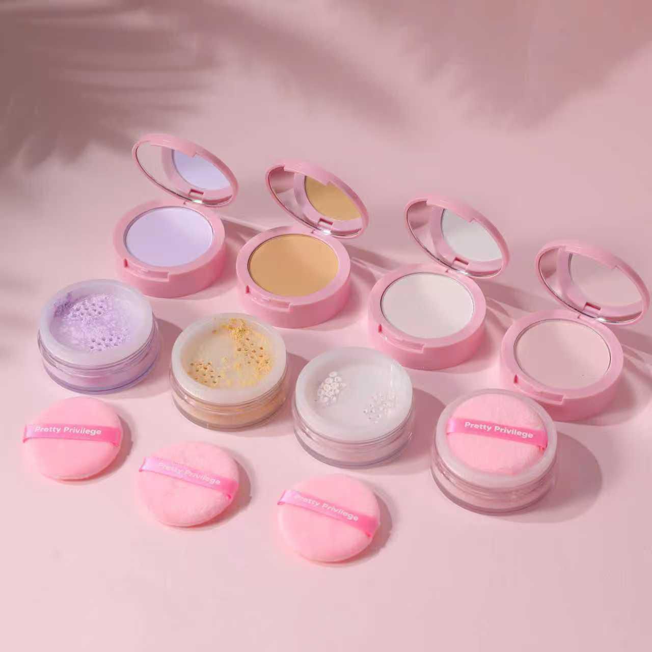 PRETTY PRIVILEGE Flawless 2 en 1 Matte Setting Powder / 12pcs Display