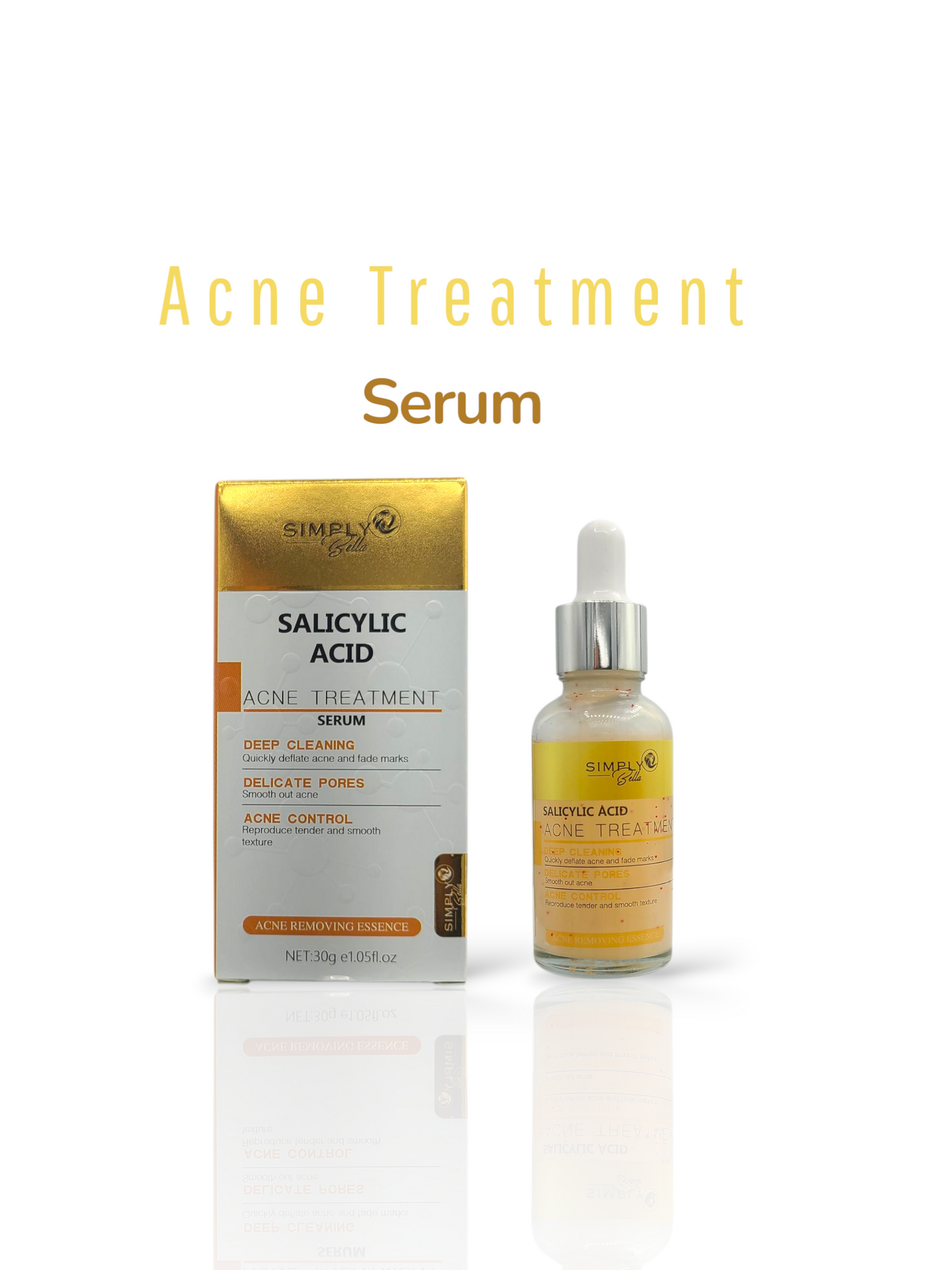 SIMPLY BELLA Salicylic Acid Serum - Acne Treatment 1.05oz