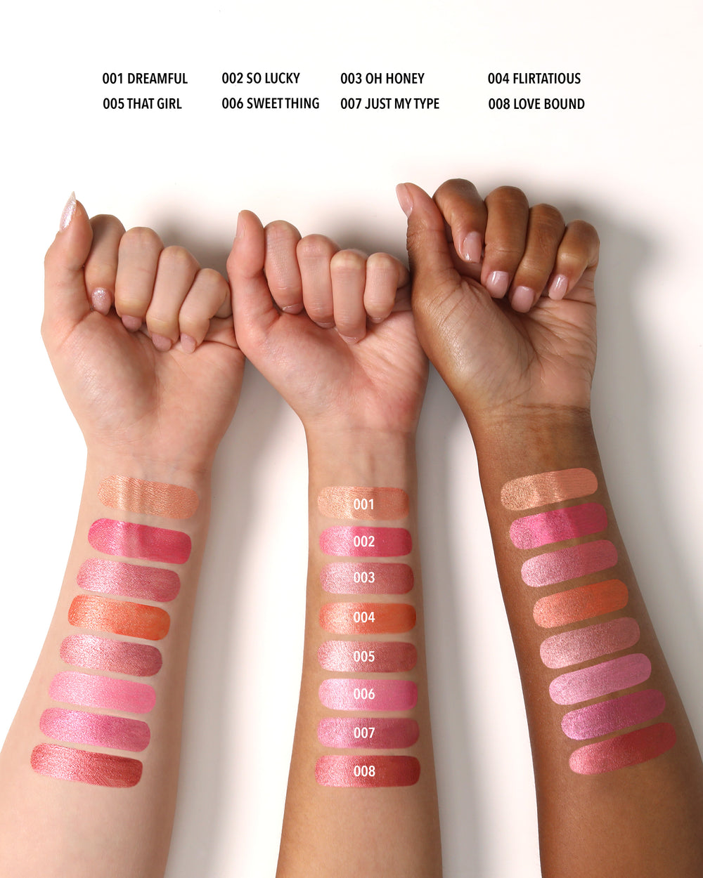 MOIRA Love Steady Shimmer Blush | Refills | 3pcs pack