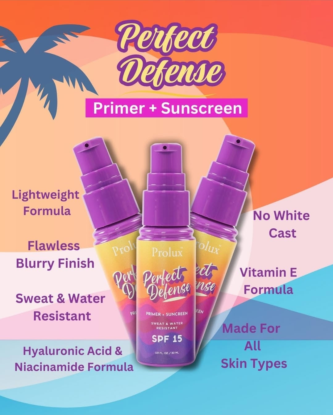 PROLUX Perfect Defense Primer + Suncreen SPF 15 | 24pcs Display