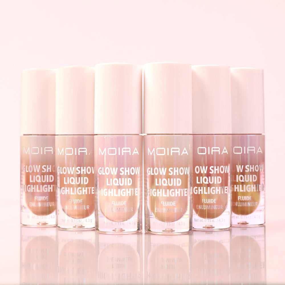 MOIRA Glow Show Liquid Highlighter GSLHSET w/Display 36pcs Display + Tester