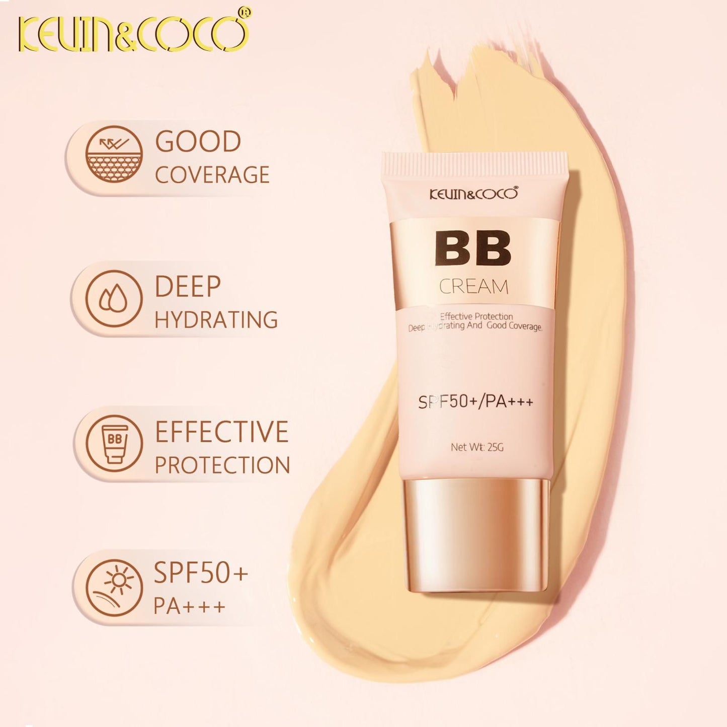 KEVIN&COCO BB Cream SPF50+/PA+++ / 36pcs Display