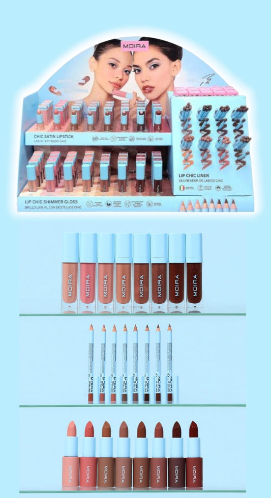 MOIRA Chic Collection w/Display  96pcs + Tester