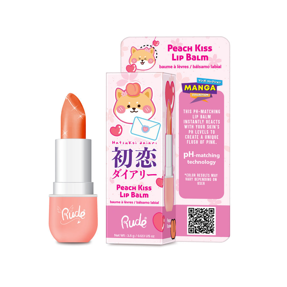 RUDE Manga Collection Lip Balm & Sparkle Lip Oil w/ Display 96pcs Display Tester free