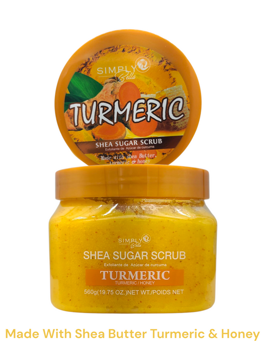 SIMPLY BELLA Turmeric Sugar Scrub 560G