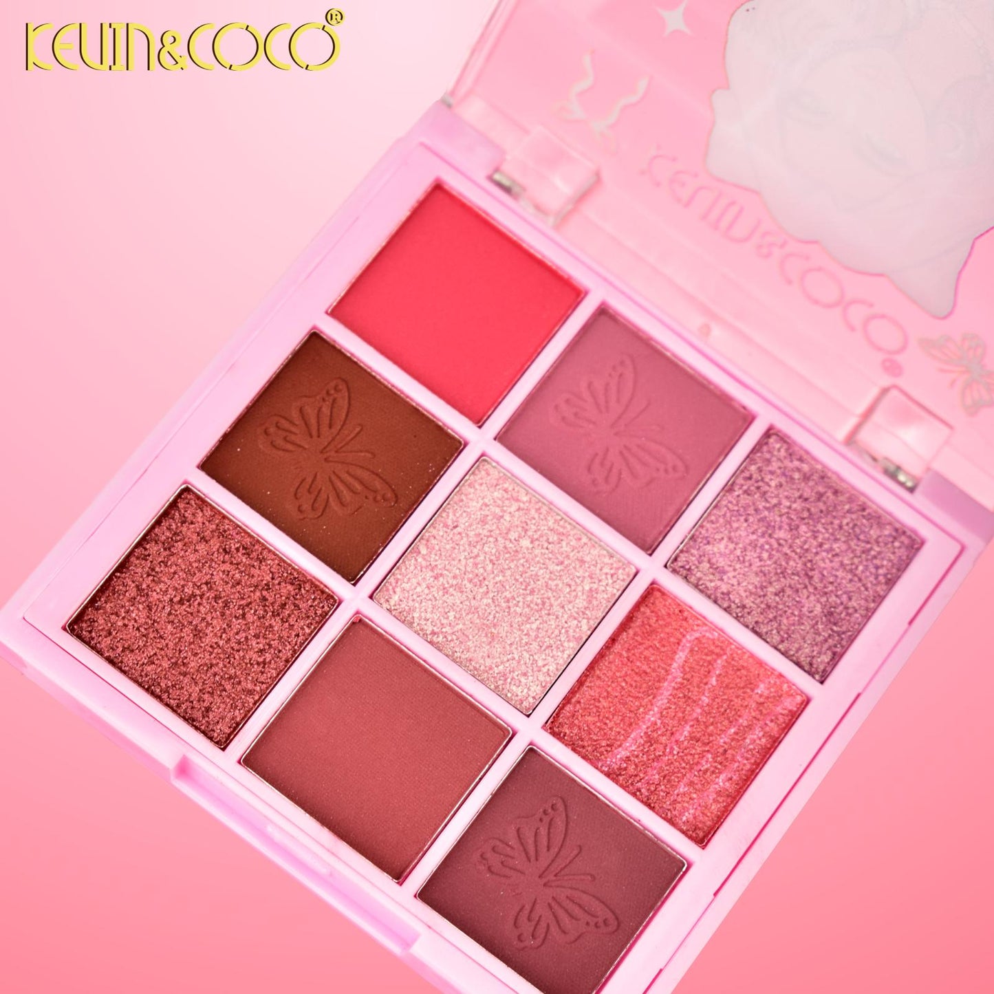 KEVIN&COCO Romantic Whisper 9Colors Eyeshadow / 12pcs Display