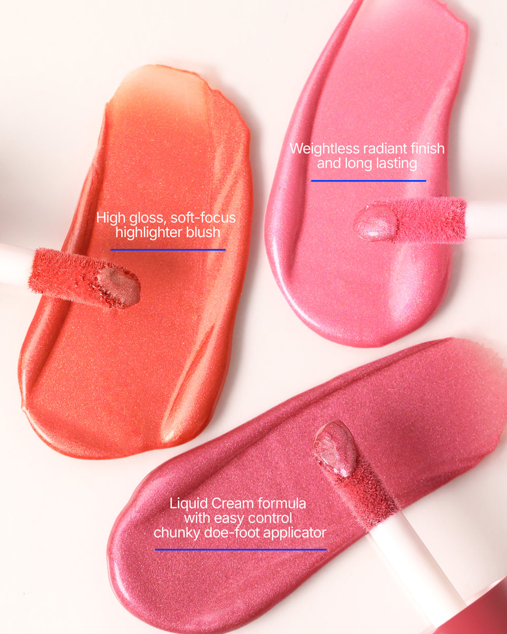 MOIRA Love Steady Shimmer Blush | Refills | 3pcs pack