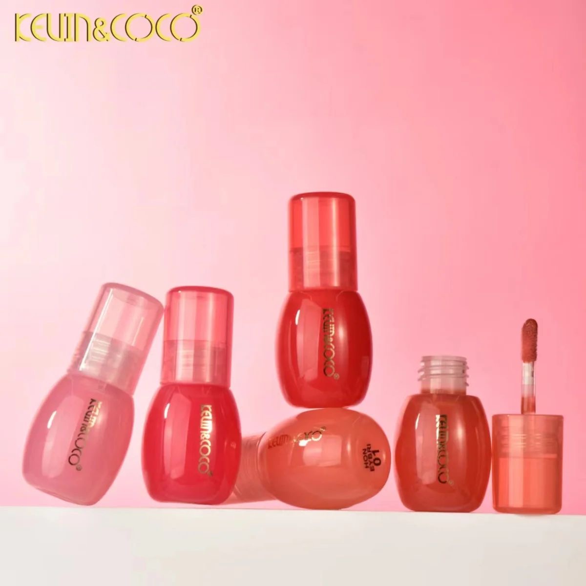 KEVIN&COCO Cherry 4 Lipgloss Set = 6set Display