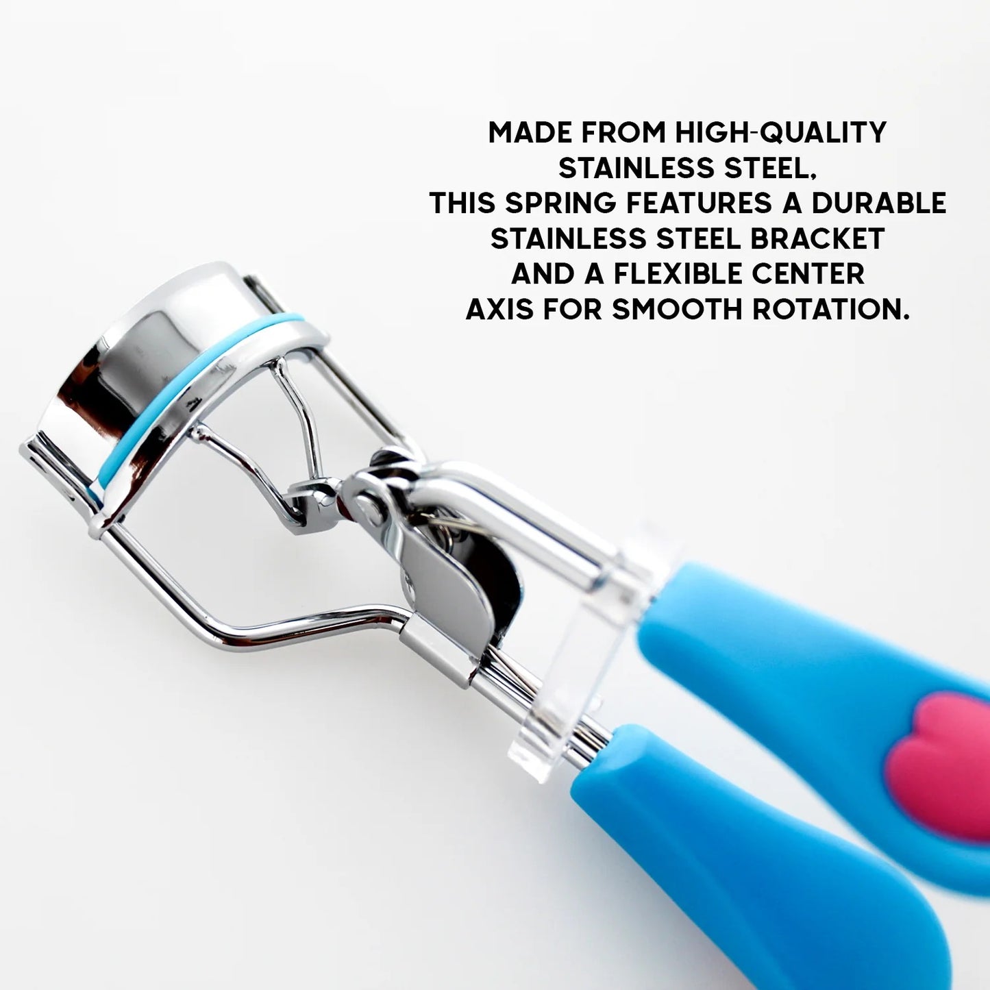 ADORO Silicone Heart Grip Eyelash Curler / 12pcs Display