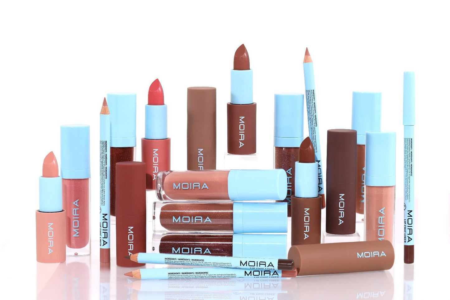 MOIRA Chic Satin Lipstick / 3pcs Pack